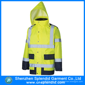 Safety Work Clothes Hohe Sichtbarkeit Windjacke Reflektierende Jacke